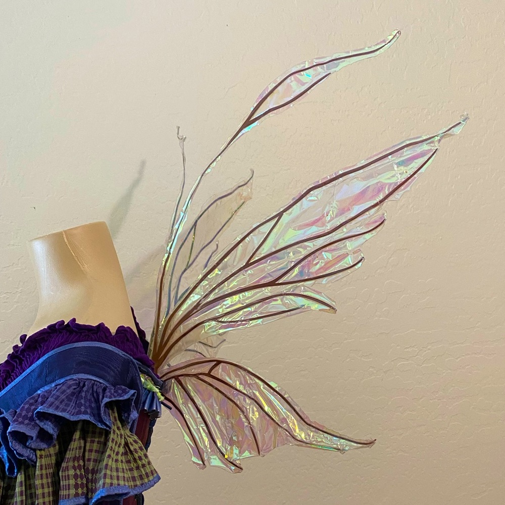Medium Size Iridescent Fairy Wings Halloween Renaissance Costume Cosplay